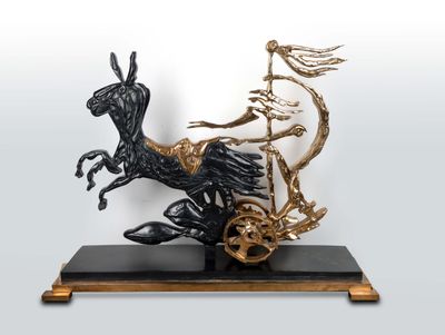 Georges BRAQUE (1882-1963). Le char de Médée - 1962.