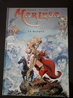 la couverture d'une bande dessinée représentant une femme à cheval
