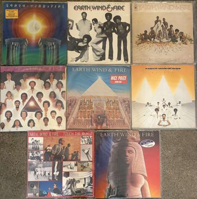 various album covers of earth wind & fire, earth wind and fire, earth wind and fire, earth wind and fire, earth wind and fire, earth wind and