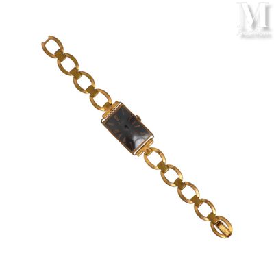 Montre bracelet Montre bracelet, le boitier en vermeil, cadr…