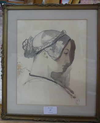 ROBERT THORBURN 1818/1885 Huile sur toile