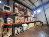 many boxes and boxes on the shelves in the warehouse