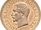 Gros plan sur une pièce de monnaie portant le visage d'un homme