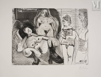 Pablo Picasso (1881-1973) Filles entre elles. La sous-maître…