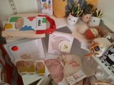 a lot of items that are sitting on a shelf