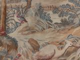 a picture of a tapestry with birds on it