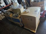 many boxes stacked on top of each other on the floor