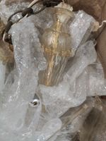 Lustre en verre soufflé riche ornementation d'enroulements, … (photo 2)