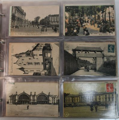 Environ 780 cartes postales anciennes et semi-modernes sur l…