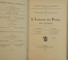 an open book with a black and white title on it