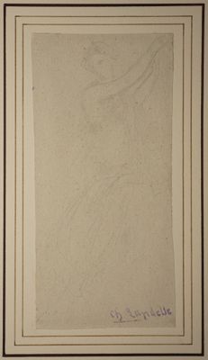 LANDELLE Charles, 1821-1908, Danseuse les bras levés, Trois …