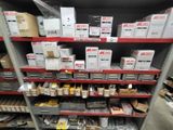 many boxes on the shelves in the store