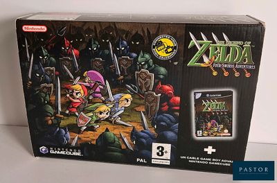 the box for the nintendo wii game zelda and the legend of zelda and the legend of zelda