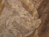 a close up of a piece of fabric that has been stitched together