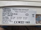a close up of a label on a microwave
