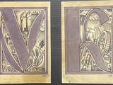 une image représentant quelques timbres à l'ancienne sur un fond noir