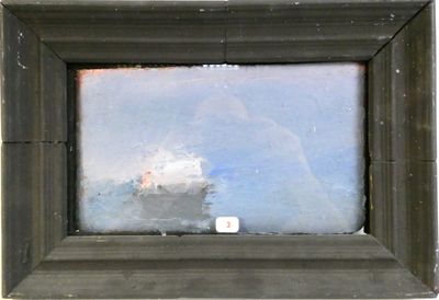 a picture of a picture of a ship in a window