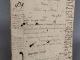 un gros plan d'un morceau de papier sur lequel on a écrit