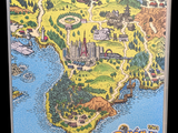 a picture of a map of the pokemon world