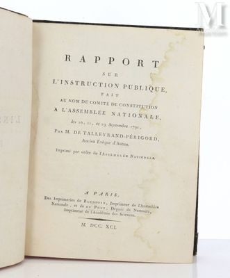 [LITTÉRATURE] TALLEYRAND - PERIGORD (M. de, Ancien évêque d'…