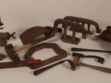 a lot of tools that are sitting on a table