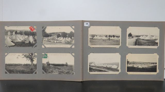 La Courtine : Camp. Lot de 40cpa. TBE général