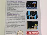 the back cover of a nintendo game box with a picture of a video game