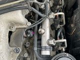 a close up of the engine of a car