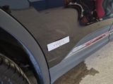 a sticker on the side of a car that says