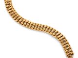 un bracelet en or 18 carats à maillons de type « curb »