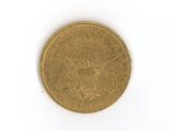 an image of a gold coin on a white surface