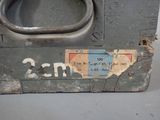 a piece of metal that has been placed on a table