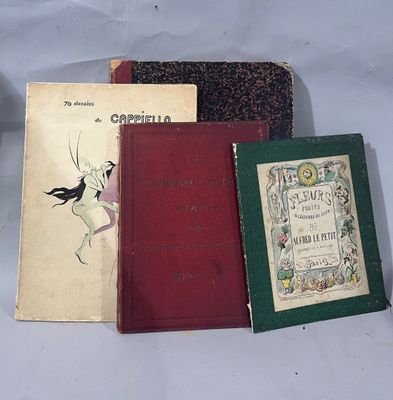 several books are sitting on a table with a cup of coffee