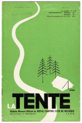 un livre vert sur lequel figure l'image d'une maison et d'arbres