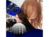 a woman that is getting her hair done at the salon
