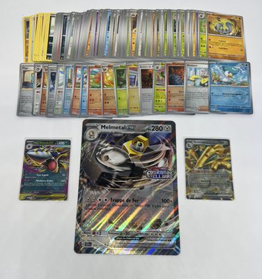 a lot of different pokemon cards on the table