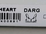 a close up of a box with a label on it that says sound of heart daro