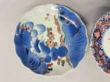 two plates that have different designs on them
