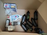 a box full of cleaning products that are in the box