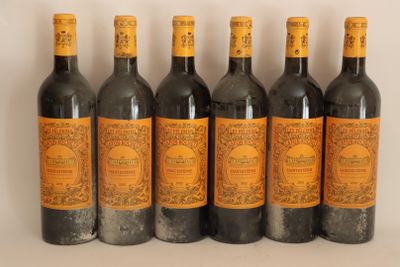 6 Bouteilles Les Pèlerins de Lafon Rochet 2009 - Photo 1