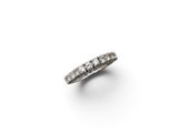 a diamond and platinum - plated ring, by van cleef