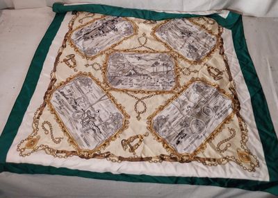 une couette sur laquelle est représentée une ville