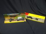 two boxed toys of a truck and a car