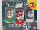 boxed box of three lego bionice mugs on a white surface
