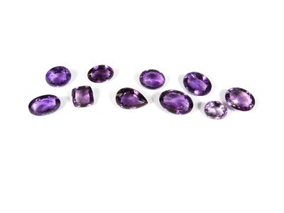 10 améthystes Ovale 16.50 cts 19.6x13x10.2 n°34993173
