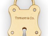 Cadenas Tiffany & Co. en or jaune serti de diamants