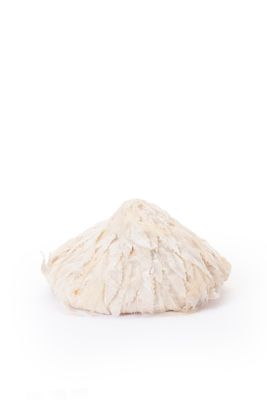 SCHIAPARELLI circa 1960 - Bibi en velours écru orné de motif…