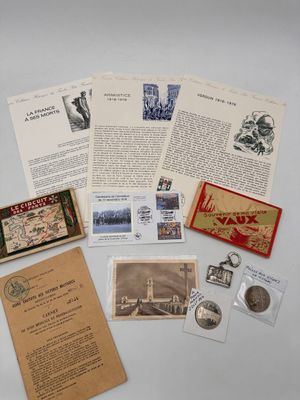 MILITARIA: 1914/1918. Documents Philatéliques/ cartes postal…