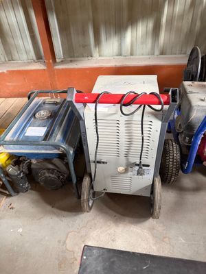 many different types of generators in a garage
