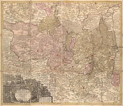 une carte du royaume d'Angleterre et du Pays de Galles